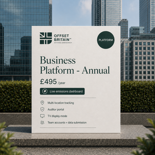 Offset Britain Business Platform - Annual